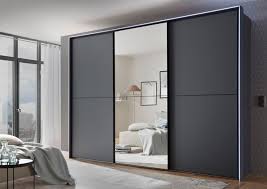 Staud Schwebeturenschrank Satino Linea 298 X 222 Cm Vulkangrau Glas In 2020 Schiebeturen Schrank Schwebeturenschrank Schrank