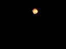 Seltsames rotes licht am himmel
