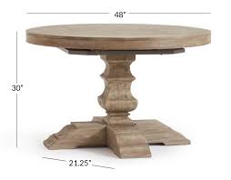 Benchwright Round Pedestal Extending Dining Table Rustic Mahogany In 2020 Dining Table Marble Pedestal Dining Table Pedestal Dining Table