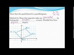 Geometry segment addition postulate worksheet answers. Proving That A Quadrilateral Is A Parallelogram Using Coordinate Geometry Youtube