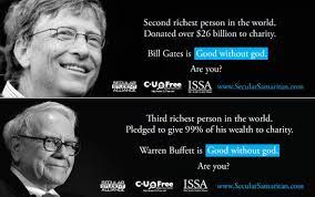 Warren buffett just used more than 3,200 words to basically destroy wall street and one of its main sources of income — taking fees from the cash you. Bill Gates And Warren Buffett Are Good Without God Are You Atheism Know Your Meme