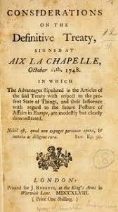 Treaty Of Aix La Chapelle British Isles Chapter 16 Relatable