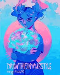 Still exploring my style & color palette. Draw This In Your Style