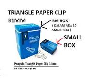TRIANGLE PAPER CLIP 31MM - Big Stationery