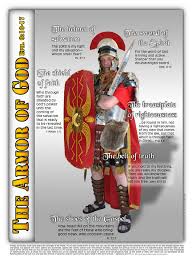 We finished the armor of god unit. Pentecost 13 B The Whole Armor Of God Out Of The Wilderness