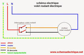 Schema Branchement Cablage Volet Roulant Electrique Schema Electrique Electrique