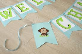 Personalized products require 4 days of processing before shipping. How To Make A Simple Baby Shower Banner Create And Babble