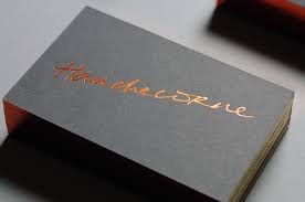 Metallic finish business cards are available in 2 x 3.5 which is the ideal business card size. J H Visual Identity Business Cards On Behance