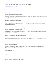 How can i get my id card online texas. Blank Texas Paper Id Pdf 2020 2021 Fill And Sign Printable Template Online Us Legal Forms