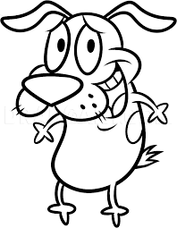 540x720 courage the cowardly dog vs. How To Draw Courage Courage The Cowardly Dog Step By Step Drawing Guide By Dawn Dragoart Com