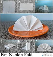 Basic Paper Napkin Folding Learn Simple Napkin Fold Techniques Paper Napkin Folding Napkin Folding Easy Napkin Folding