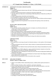 crm developer resume sample december 2020