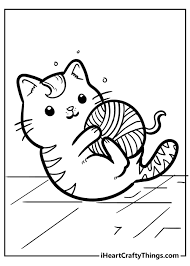 Don't forget to share their coloring with us. 20 Kitten Coloring Pages