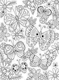 Free printable butterfly coloring pages for adults. Butterfly Coloring Pages For Adults Best Coloring Pages For Kids