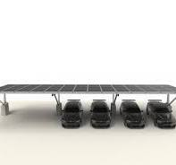Waterproof Aluminum Solar Carport Mounting System | 10-Year ...