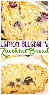 Lemon Blueberry Zucchini Bread With Lemon Glaze The Gold Lining Girl Blueberry Zucchini Bread Recipes Zucchini Bread Recipes