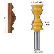 Ships from and sold by mlcs woodworking. Joinery Bits Accoed New 1 2 Shank Large Elaborate Chair Rail Molding Router Bit For Woodworking Cutting Tools Joinery Bits