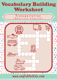 Maybe you would like to learn more about one of these? Transportation Worksheets Crossword Puzzles