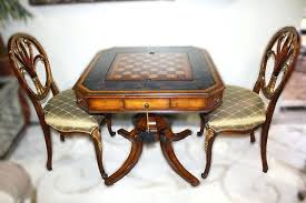 Maitland Smith Smith Game Table With 2 Chairs Maitland Smith Oval Desk Sustainable Home Minimalist Decor Furniture