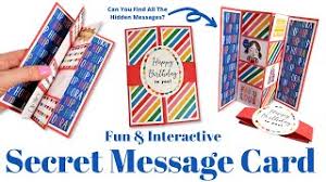 Write out corresponding numbers on the card behind your circles. Secret Message Card Can You Find All The Hidden Sections Youtube