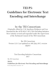 The idea of small data. Http Www Tei C Org Vault P5 3 2 0 Doc Tei P5 Doc En Guidelines Pdf