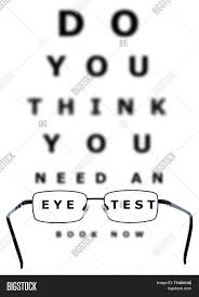 Eye Test Chart Glasses Image Photo Free Trial Bigstock