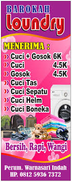 Doing laundry has been a habit for thousands of years and is an indispensable part of peoples' lives. Belajar Berbagi Ilmu Desain X Banner Laundry Barokah Warnasari Cilegon