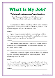 What Is My Job English Esl Worksheets Learn English Printable Worksheets Teaching Jobs