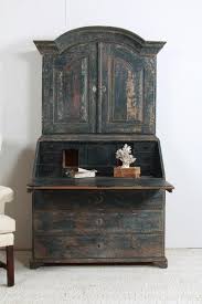 Antique Swedish 18th Century Rococo Secretary Bureau An Exceptional Swedish Rococo 18th Century Secretary Bur Swedish Decor Swedish Interiors Swedish Furniture