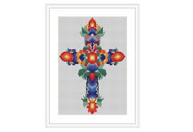 Religious cross stitch pattern by cross stitch collectibles finished sizes (approximate) 14 count: Religion Cross Stitch Religious Pattern Embroidery Etsy
