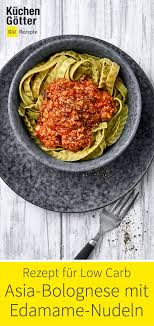 Bolognese Mit Edamame Nudeln Rezept Fur Den Thermomix Rezept Edamame Nudeln Edamame Edamame Rezepte
