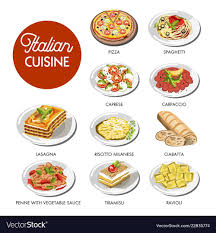 Italian Cuisine Food Traditional Dishes Royalty Free Vector Food Doodles Cuisine Food