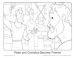 One of the main representatives of the nazarene movement. Free Peter And Cornelius Coloring Page On Sunday School Zone