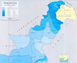 Slide 1, country outline map labeled with capital and major cities. Map Of Pakistan With Different Regions According To Rainfall Source Download Scientific Diagram