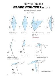 Diagrams Origami Unicorn Blade Runner Blade Runner Origami Blade Runner