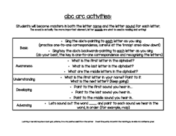 How to make an alphabet arc: Abc Arc For Letter And Sound Practice By Kforkindergarten K Tpt