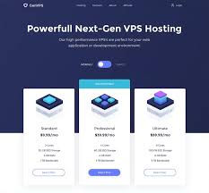 Vps Hosting Pricing Table Landing Page Template Hosting Landing Page Page Template