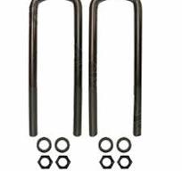 BESTfit Semi Round U-Bolt Kit 1 X 4 X 16 Inch For Peterbilt Air Trac & Air  Leaf Suspensions