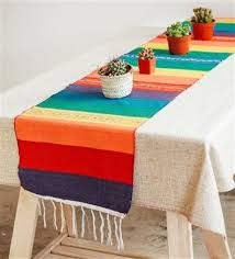 Shop For Mexican Classic Serape Table Runner Multi Color 1 Colorful Table Fiesta Table Mexican Decor