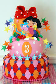 Happy Birthday Cake Images For Girls Dora Cake Gateau Princesse Gateau Dore Fete Enfant
