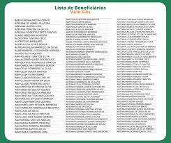 Maybe you would like to learn more about one of these? Vale Gas Lista De Beneficiados Prefeitura De Paramoti Facebook