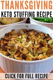 Keto Stuffing Recipe Keto Stuffing Stuffing Recipes Keto Recipes Easy