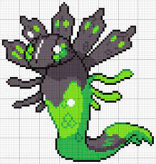 Zygarde Pixel Art Pixel Art Grid Pixel Art Pokemon