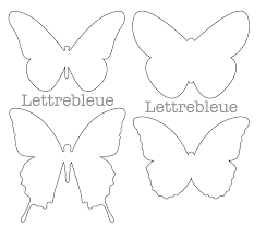 34 Idees De Gabarit Papillon Gabarit Papillon Papillon Modele De Papillon