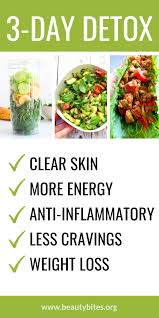 3 Day Detox To Rejuvenate And Make You Feel Amazing Beauty Bites Detox Diet Plan Healthy Detox Detox Diet