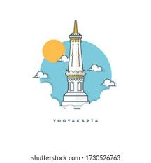 Hotel accommodation surat, tugu jogja, angle, text png. Tugu Jogja Yogyakarta Vector Logo Stock Vector Royalty Free 1730526763