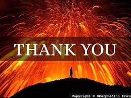 Image result for thank you volcano