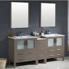 modern double sink bathroom vanity