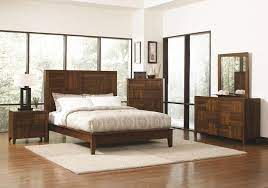 Coaster Joyce Bedroom Collection Walnut 202841 Bed Set Homelement Com White Wall Bedroom Platform Bedroom Sets Bedroom Furniture