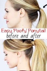 Tip A Better And Sassier Poofy Ponytail In Less Than 5 Minutes Clever Diy Ideas Ponytail Hairstyles Tutorial Ponytail Hairstyles Easy Ponytail Trick